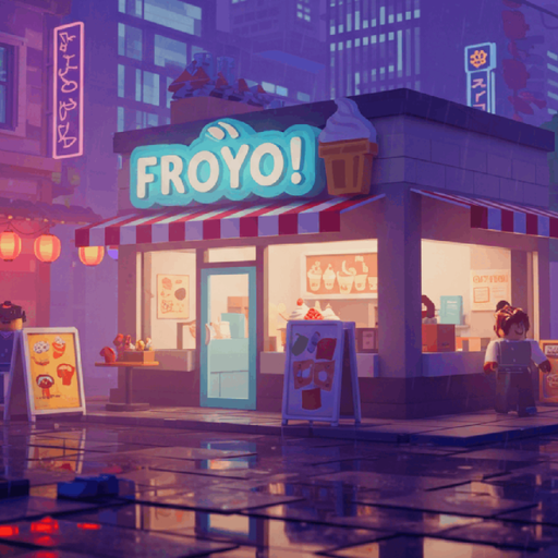 Froyo Shop Tycoon! 🍨 official Roblox game thumbnail