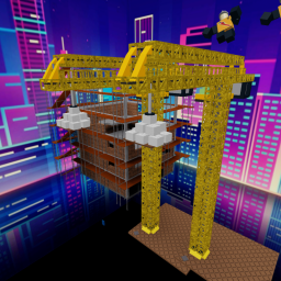 City sky obby New map!