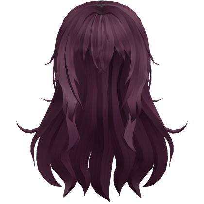 Long Straight Purple Anime Hair