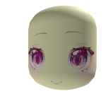 Anime Pink Preppy Makeup Girl Kawaii Cute Face Y2K