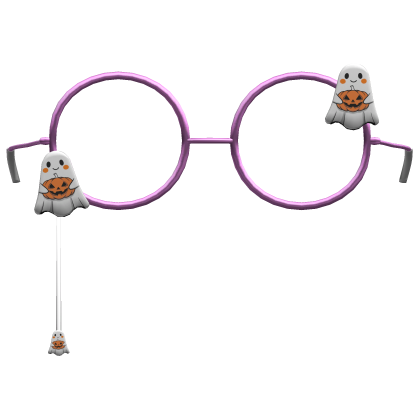 pink halloween ghost eyewear