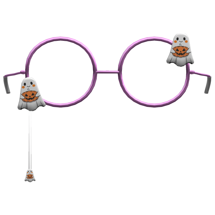 pink halloween ghost eyewear