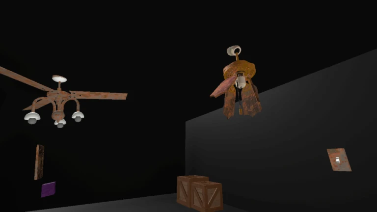 Abused and dead ceiling fans