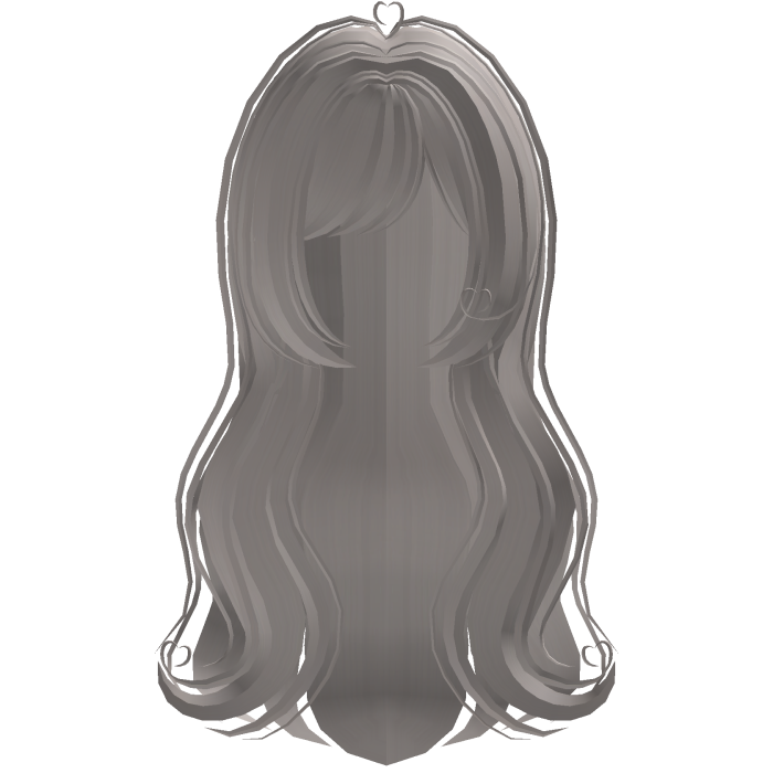 sweet long wavy adorable doll hair in ash blonde