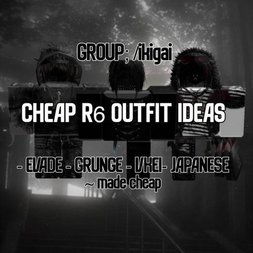[🖤CHEAP] R6 Evade/Vkei Japanese Outfit Ideas 