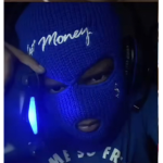 Blue ski