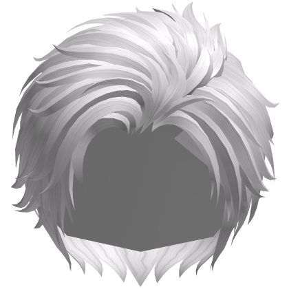 White Side Comb Over Anime Boy Hair