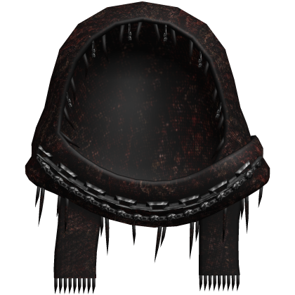 1.0 stained punk vkei chained hood headscarf wrap Roblox item