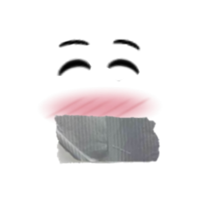 Closed Blused Eyes (Tape) Roblox decal