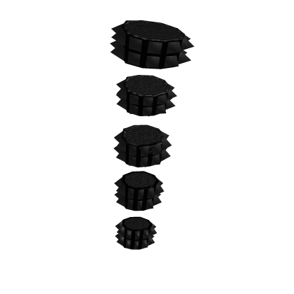 Right Leg Spikes | Black