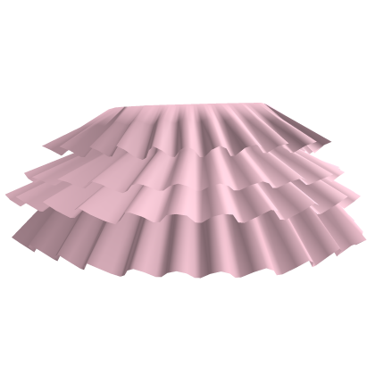 Pink Fluffy Ruffle Skirt - Roblox