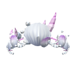 Mermaid Shell Crown w/ Pearls in Purple