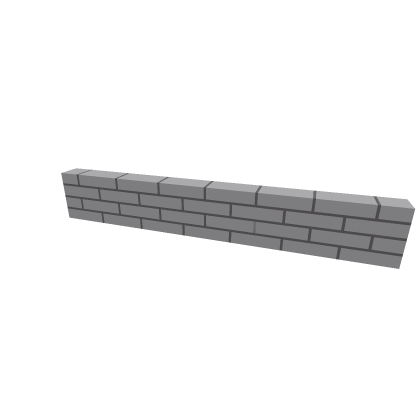 Concrete block wall