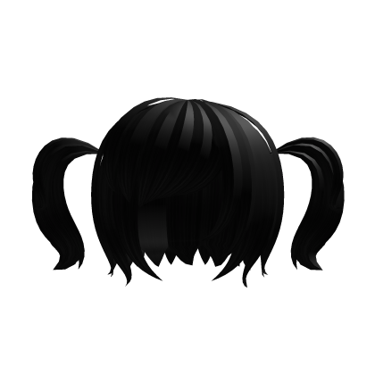  ·༻𐫱༺· bubble bob w short twintails [black] Roblox item