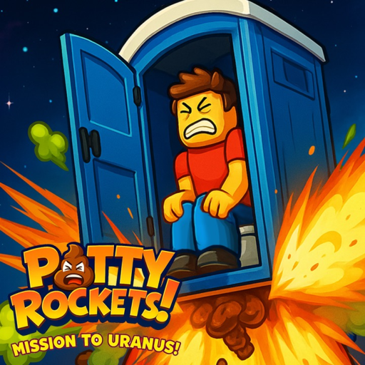 Potty Rockets official Roblox game thumbnail