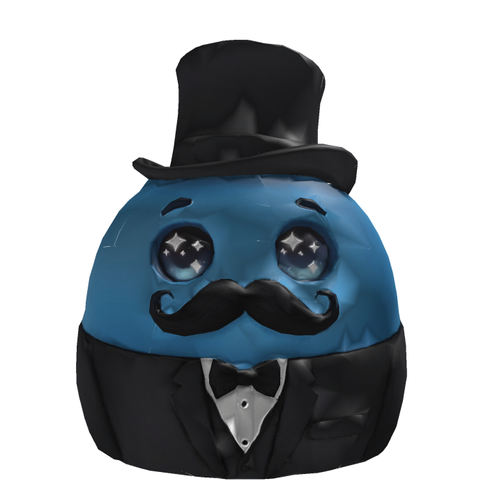 Blue Slime Top Hat Shoulder Pal