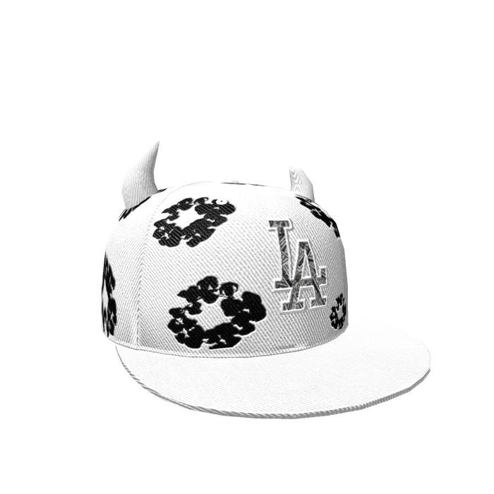 HAT DENI,M TEA,RS WHITE