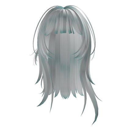 Cute Cotton Candy Light Blue Messy Hair thumbnail