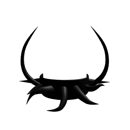 Black tentacles monster horns 