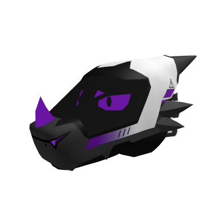 Synth Dragon Head | Purple/White Mk.2 Roblox item