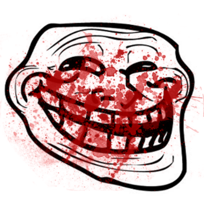 Troll Face via Blood Roblox decal