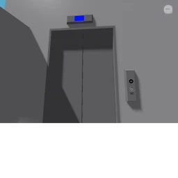 Elevator lift down up icon