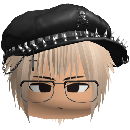 Vkei Moe Blonde Messy Hair /w Glasses