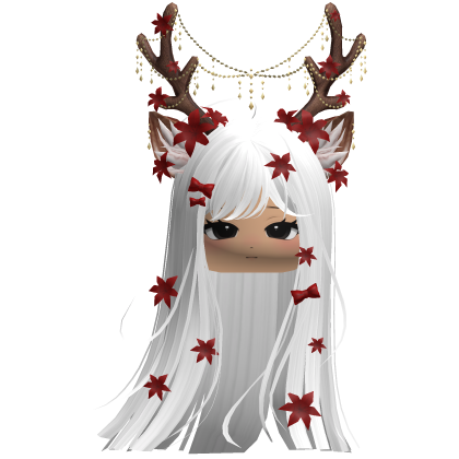 Ethereal Christmas Fairy Fawn Hair w/ Antlers