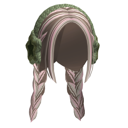 neapolitan braids star earmuffs hair Roblox item