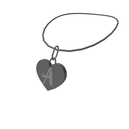 a initial heart locket