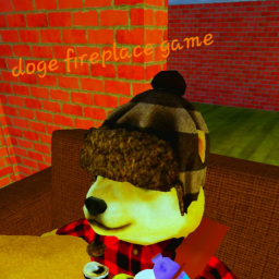 Doge fireplace game