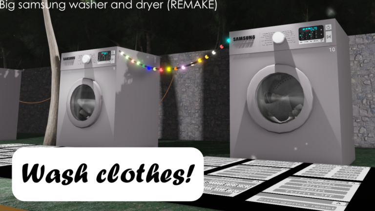 Big Samsung washer and dryer (REMAKE) screenshot 1