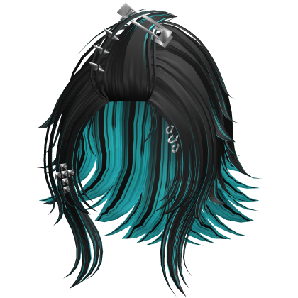 Punk Wolf Cut 1 Black & Blue