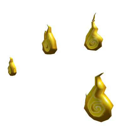 Roblox Item Golden Cursed Flames