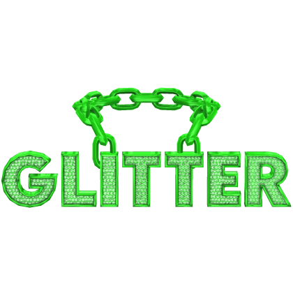 Glitter Green Chain Roblox item