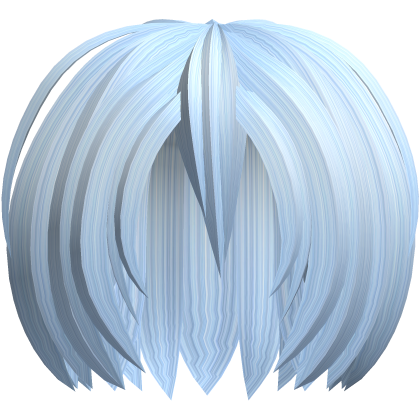 pastel blue anime vampire hair ＾་།＾ Roblox item