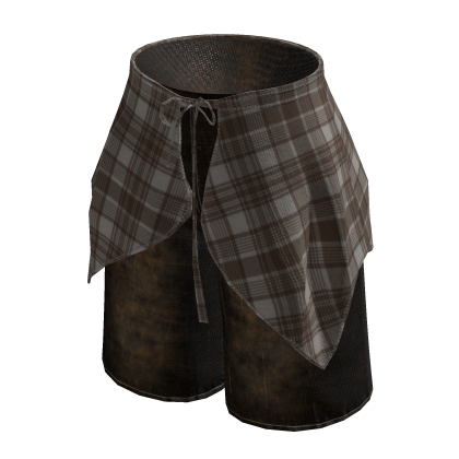 Simple Denim Brown Shorts w/ Tied Shirt thumbnail