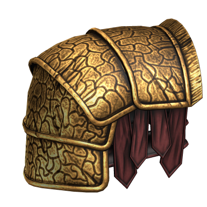 Gold Spartan Pauldron - Right Roblox item