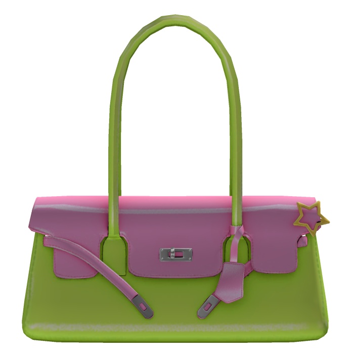 ☆ ┊ Jelly birkin lime x pink