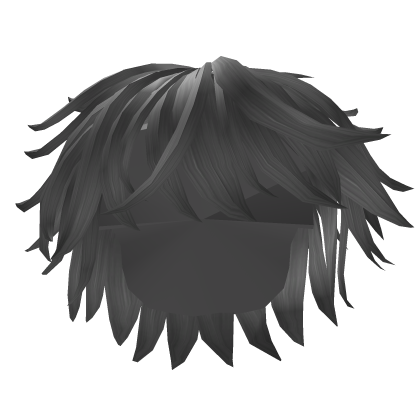 Messy Boy Hair (Grey) Roblox item