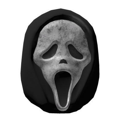 Black Ghostface Mask with Hood
