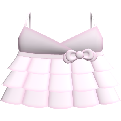 ♡ sweet angelic pink ruffle dress
