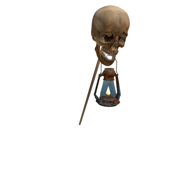 Halloween Grave Skull Lantern