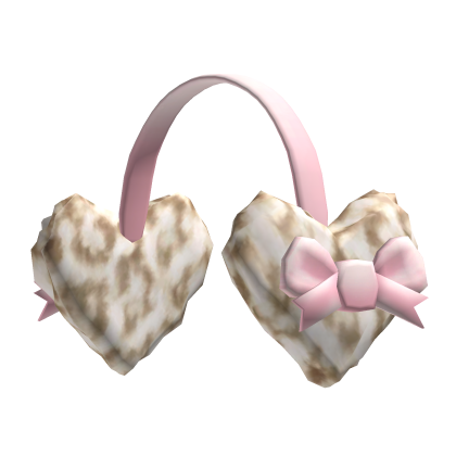 Gyaru Cheetah Earmuffs Pink
