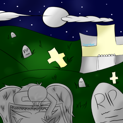 Graveyard Scenery Roblox decal
