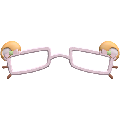 ♡ : cute pink hamtaro clover glasses