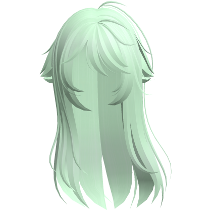 Green Shy Moe Cat Girl Windy Whispy Hair