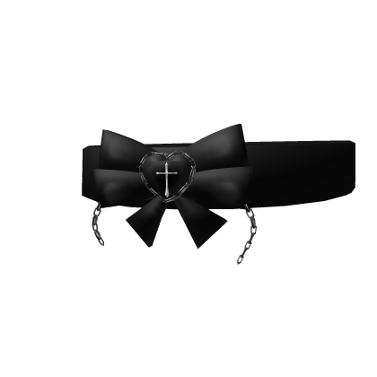 Black Cute Choker w/ bow thumbnail