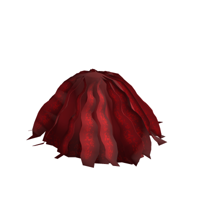 Ruffled Ball Gown Skirt (Red) thumbnail