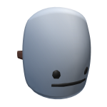just a white mask